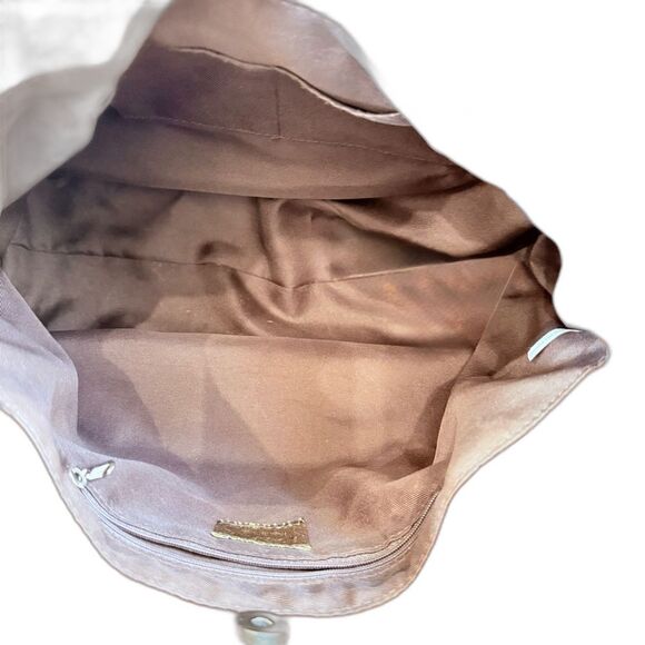 Y2K Pritzi Snakeskin Brown and Orange Lightweight Chic Work Handbag Tote Purse - Picture 6 of 6